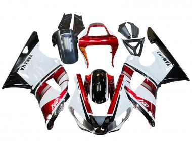 2000-2001 Red White Glossy Black Yamaha YZF 1000 R1 Motorcycle Fairing Australia