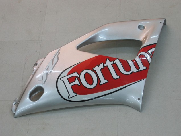 2000-2001 Silver Red Fortuna Motul Yamaha YZF 1000 R1 Motorcycle Fairings Australia