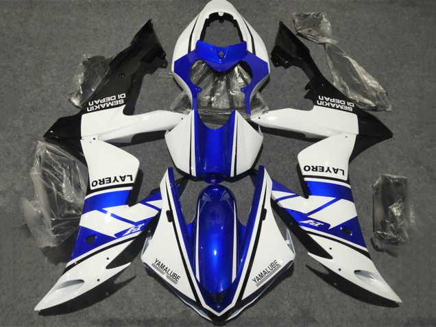 2002-2003 White Blue Matte Black Yamalube Yamaha YZF 1000 R1 Motorcycle Fairings Australia