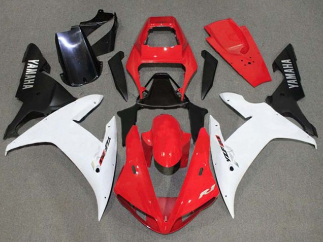 2002-2003 Red White Black Yamaha YZF 1000 R1 Motorcycle Fairings Australia