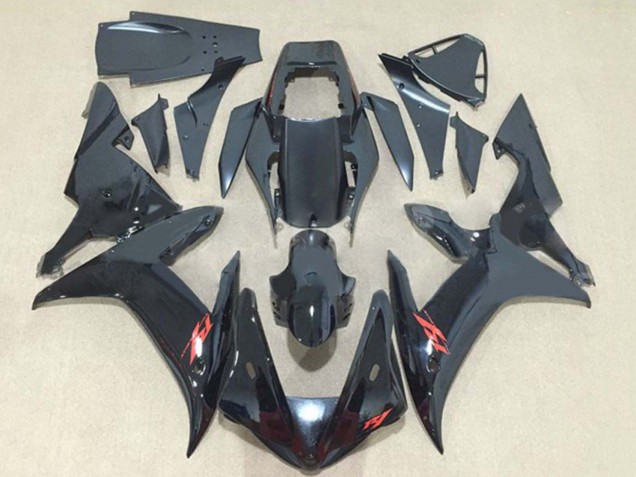 2002-2003 Glossy Black Red Yamaha YZF 1000 R1 Motorcycle Fairings Australia