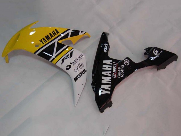 2004-2006 Yellow White Glossy Black Yamaha YZF 1000 R1 Motorcycle Fairings Australia