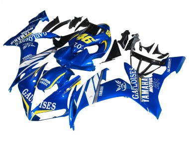 2004-2006 Blue White Yellow Motul Gauloises 46 Yamaha YZF 1000 R1 Motorcycle Fairings Australia