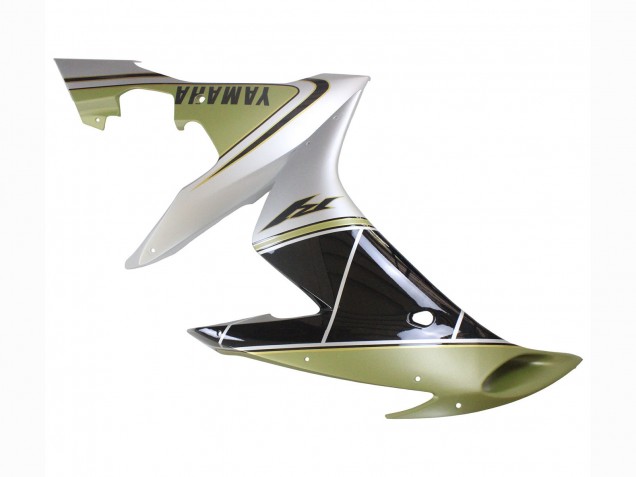 2004-2006 Light Gold White Glossy Black Yamaha YZF 1000 R1 Motorcycle Fairings Australia