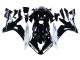 2004-2006 Glossy Black White Motul Yamaha YZF 1000 R1 Motorcycle Fairings Australia