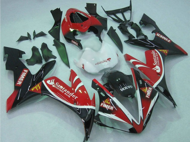 2004-2006 Red White Black Green Volvo Jika Fimer Santander Yamaha YZF 1000 R1 Motorcycle Fairings Australia