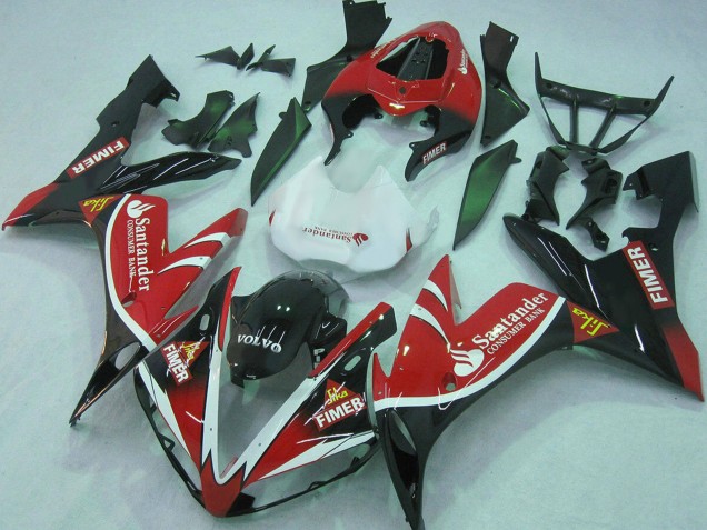 2004-2006 Red White Black Green Volvo Jika Fimer Santander Yamaha YZF 1000 R1 Motorcycle Fairings Australia
