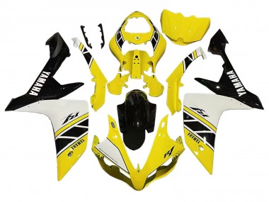 2007-2008 Yellow White Black Yamaha YZF 1000 R1 Motorcycle Fairing Australia