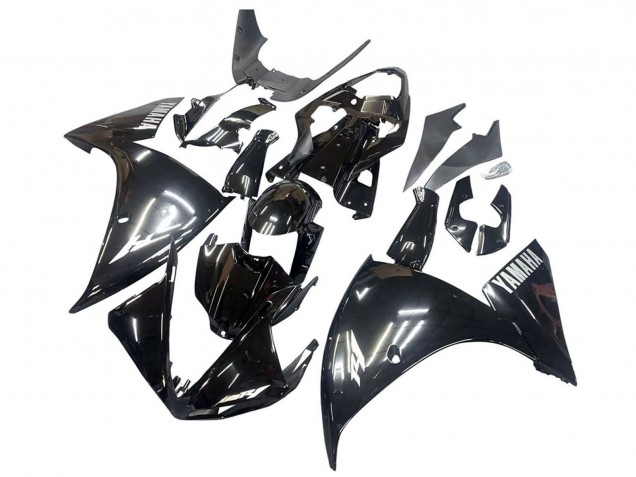 2009-2011 Glossy Black White Decal Yamaha YZF 1000 R1 Motorcycle Fairings Australia