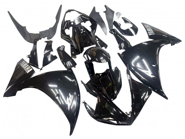 2009-2011 Glossy Black White Decal Yamaha YZF 1000 R1 Motorcycle Fairings Australia