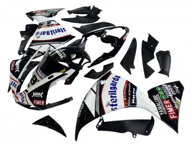 2009-2011 Glossy Black White Red Volvo Fimer Yamalube 87 Yamaha YZF 1000 R1 Motorcycle Fairings Australia