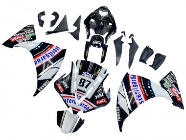 2012-2014 Glossy Black White Red Fimer Yamalube Sterilgarda 87 Yamaha YZF 1000 R1 Motorcycle Fairings Australia