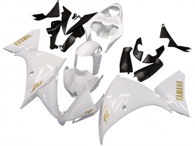 2012-2014 White Gold Decals Yamaha YZF 1000 R1 Motorcycle Fairings Australia