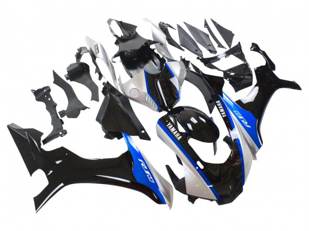 2015-2019 Silver Blue Glossy Black Yamaha YZF 1000 R1 Motorcycle Fairings Australia