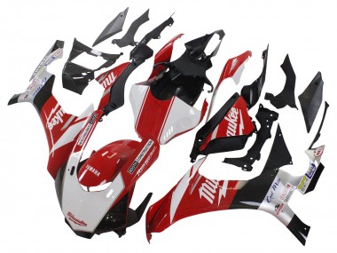 2015-2019 White Red Black Milwaukee Yamaha YZF 1000 R1 Motorcycle Fairing Australia