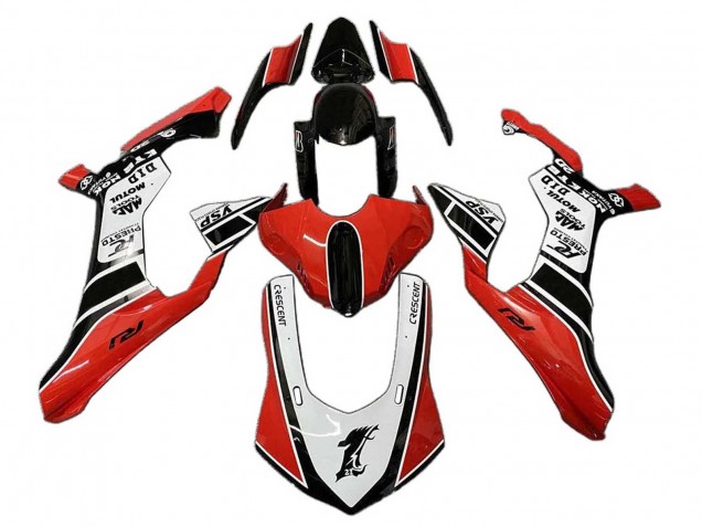 2020-2025 White Red Black Yamaha YZF 1000 R1 Motorcycle Fairing Australia