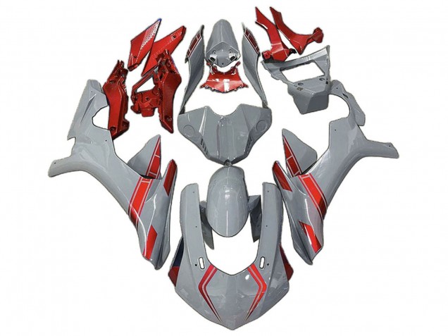2020-2025 Nardo Grey Red Yamaha YZF 1000 R1 Motorcycle Fairings Australia