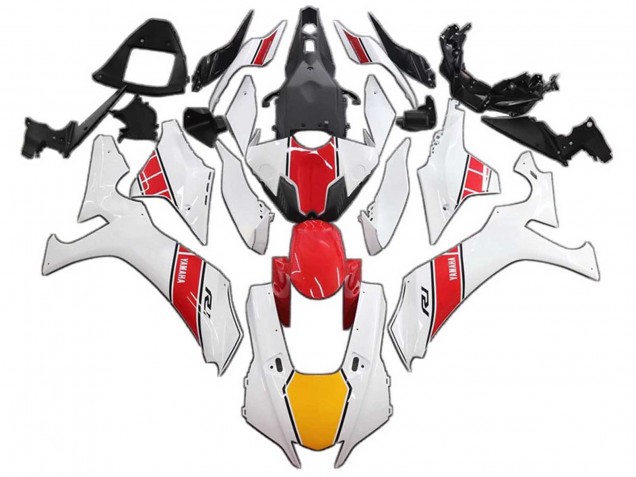 2020-2025 White Red Yellow Yamaha YZF 1000 R1 Motorcycle Fairings Australia