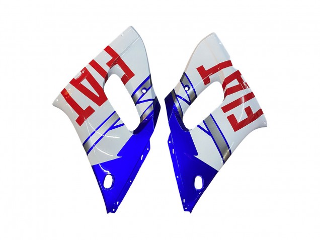 1998-2002 White Blue Red Fiat 99 Yamaha YZF 600 R6 Motorcycle Fairings Australia