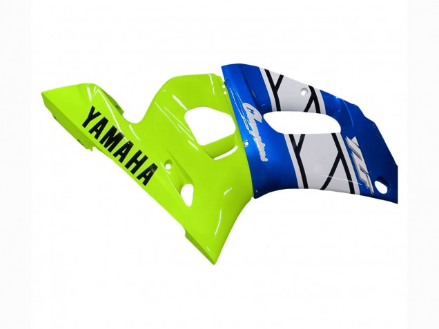 1998-2002 Neon Green Blue White Champions Yamaha YZF 600 R6 Motorcycle Fairings Australia