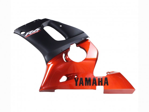 1998-2002 Orange Matte Black Yamaha YZF 600 R6 Motorcycle Fairings Australia