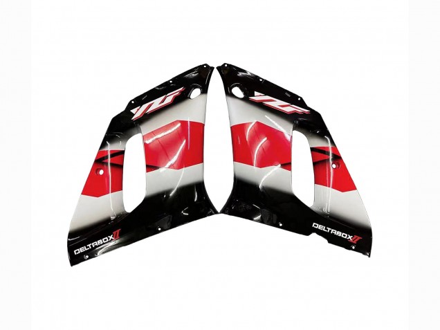 1998-2002 Red White Glossy Black Yamaha YZF 600 R6 Motorcycle Fairing Australia