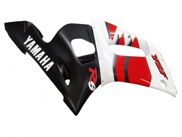 1998-2002 White Red Glossy Black Yamaha YZF 600 R6 Motorcycle Fairings Australia