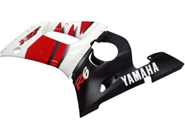 1998-2002 White Red Glossy Black Yamaha YZF 600 R6 Motorcycle Fairings Australia
