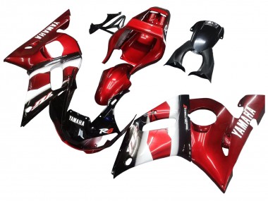 1998-2002 Red White Glossy Black Yamaha YZF 600 R6 Motorcycle Fairings Australia