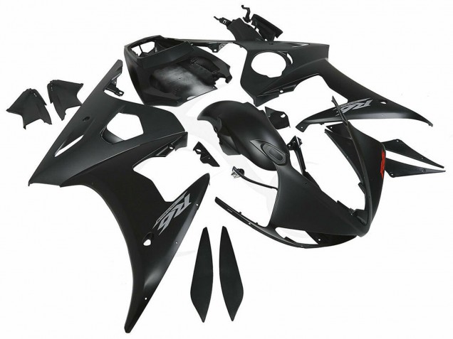 2003-2004 Matte Black Yamaha YZF R6 Motorcycle Fairings Australia