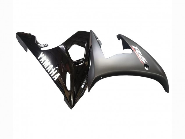 2003-2004 Glossy Black Matte Black White Decals Yamaha YZF R6 Motorcycle Fairings Australia