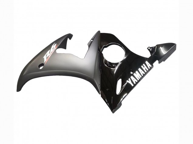 2003-2004 Glossy Black Matte Black White Decals Yamaha YZF R6 Motorcycle Fairings Australia