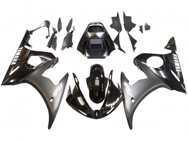 2006-2009 Glossy Black Matte Black White Decals Yamaha YZF R6S Motorcycle Fairings Australia