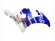 2003-2004 White Blue Fiat Motul Kastinee Yamaha YZF R6 Motorcycle Fairings Australia