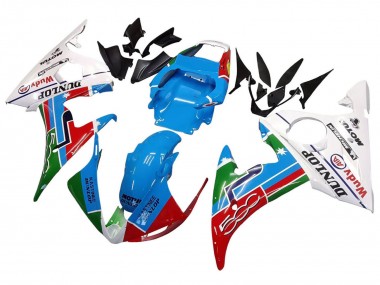 2006-2009 White Blue Green Red Kastinee Dunlop Motul Yamaha YZF R6S Motorcycle Fairings Australia