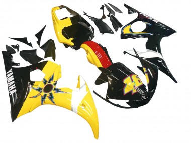 2003-2004 Yellow Red Glossy Black 46 Yamaha YZF R6 Motorcycle Fairings Australia