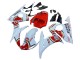 2003-2004 White Red Lucky Strike Motul Yamaha YZF R6 Motorcycle Fairings Australia