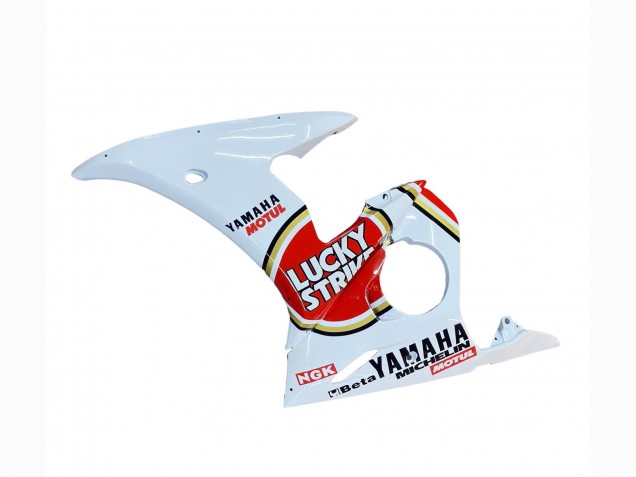 2006-2009 White Red Lucky Strike Motul Yamaha YZF R6S Motorcycle Fairings Australia