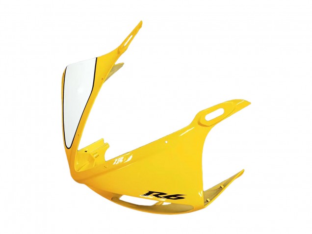 2006-2009 Yellow White Glossy Black Yamaha YZF R6S Motorcycle Fairings Australia
