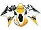 2006-2009 Yellow White Glossy Black Yamaha YZF R6S Motorcycle Fairings Australia