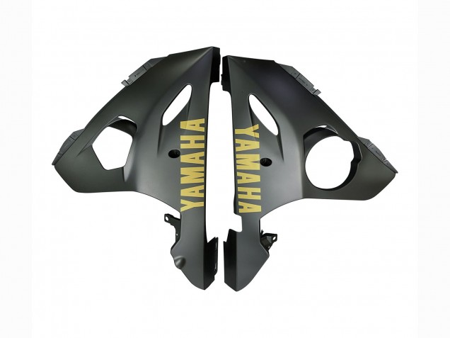 2003-2004 Matte Grey Matte Black Gold Decals Yamaha YZF R6 Motorcycle Fairings Australia