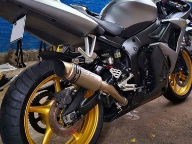 2006-2009 Matte Grey Matte Black Gold Decals Yamaha YZF R6S Motorcycle Fairings Australia