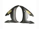2003-2004 Glossy Black Matte Black Gold Decals Yamaha YZF R6 Motorcycle Fairings Australia
