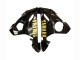 2003-2004 Glossy Black Matte Black Gold Decals Yamaha YZF R6 Motorcycle Fairings Australia