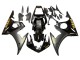 2003-2004 Glossy Black Matte Black Gold Decals Yamaha YZF R6 Motorcycle Fairings Australia