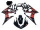 2003-2004 Glossy Black Red Yamaha YZF R6 Motorcycle Fairing Australia