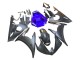 2003-2004 Blue Matte Black Yamaha YZF R6 Motorcycle Fairings Australia