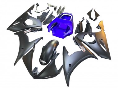 2006-2009 Blue Matte Black Yamaha YZF R6S Motorcycle Fairings Australia