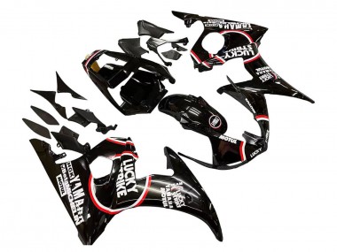2003-2004 Glossy Black Red White Lucky Strike Motul Yamaha YZF R6 Motorcycle Fairings Australia