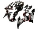 2003-2004 Glossy Black Red White Lucky Strike Motul Yamaha YZF R6 Motorcycle Fairings Australia